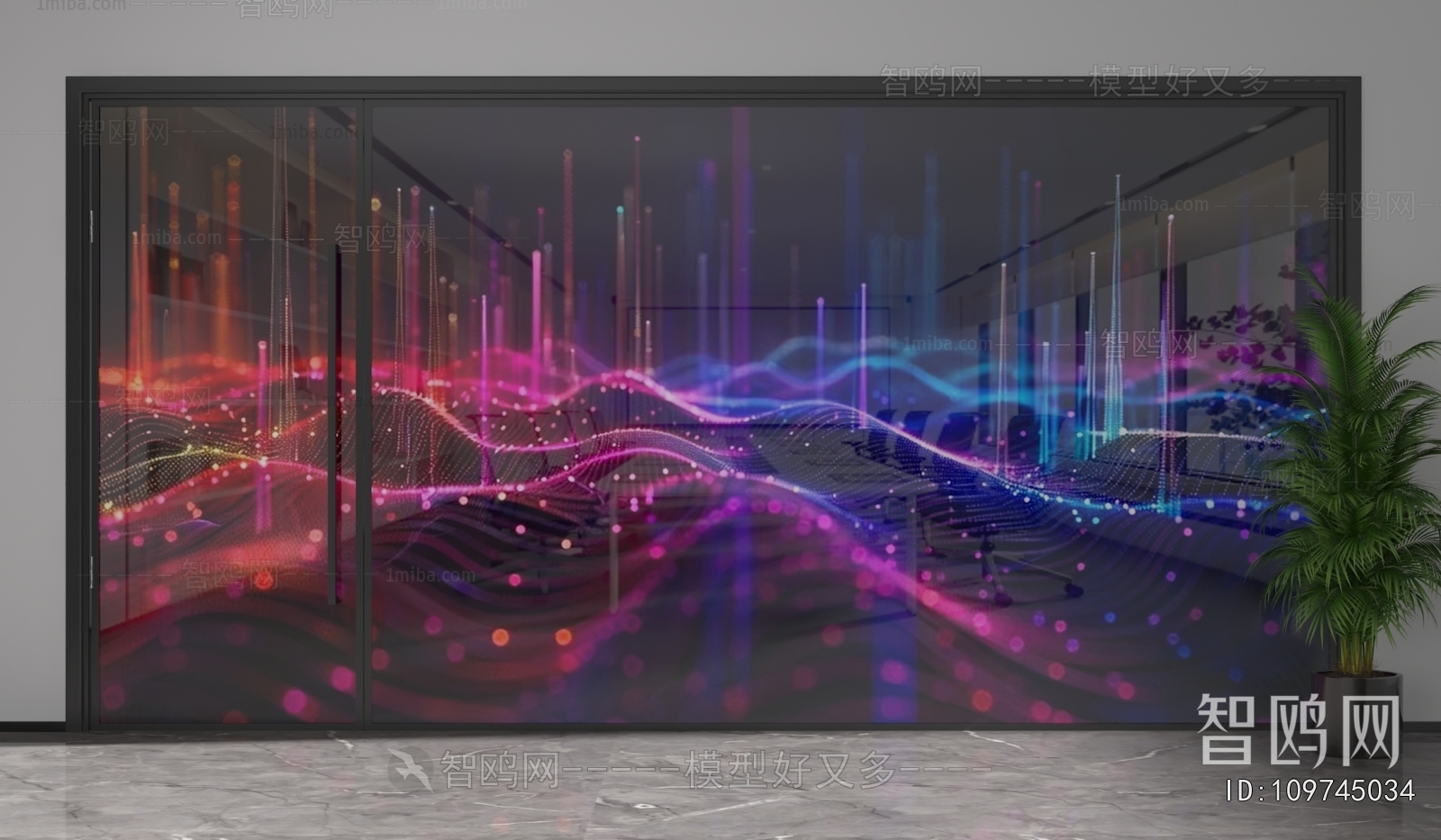 Modern Glass Screen Partition