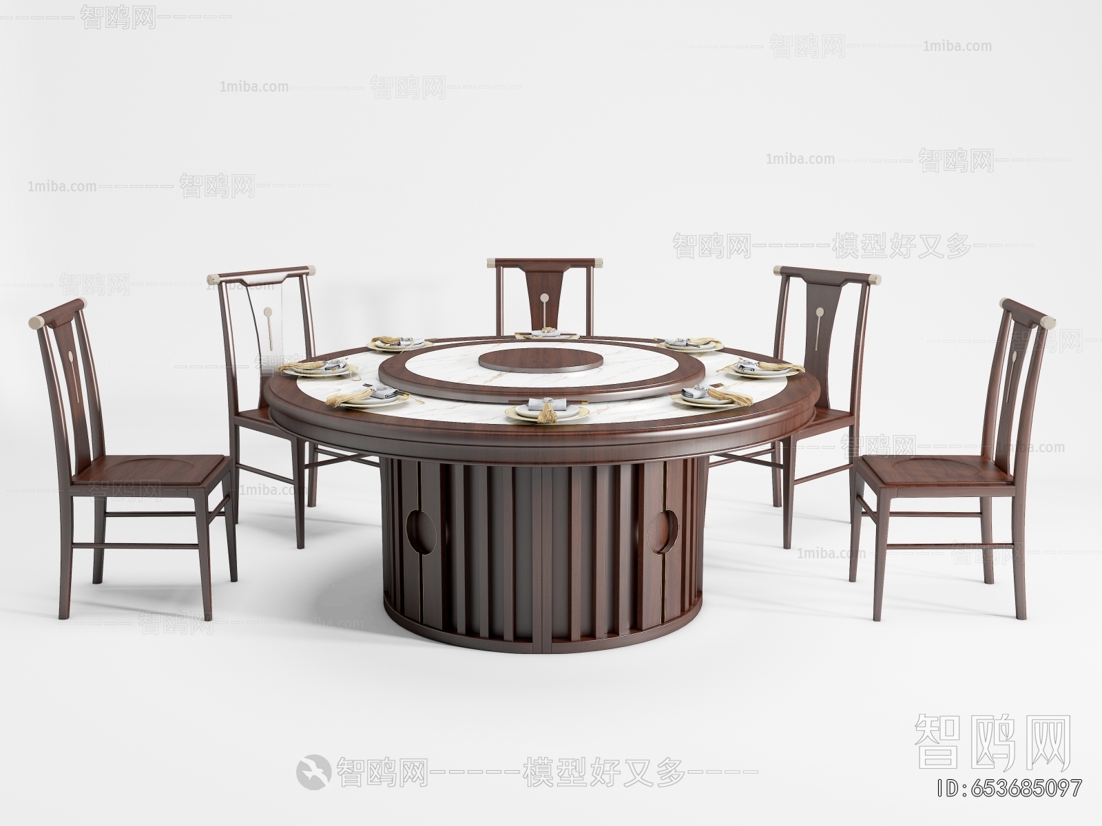 New Chinese Style Dining Table And Chairs