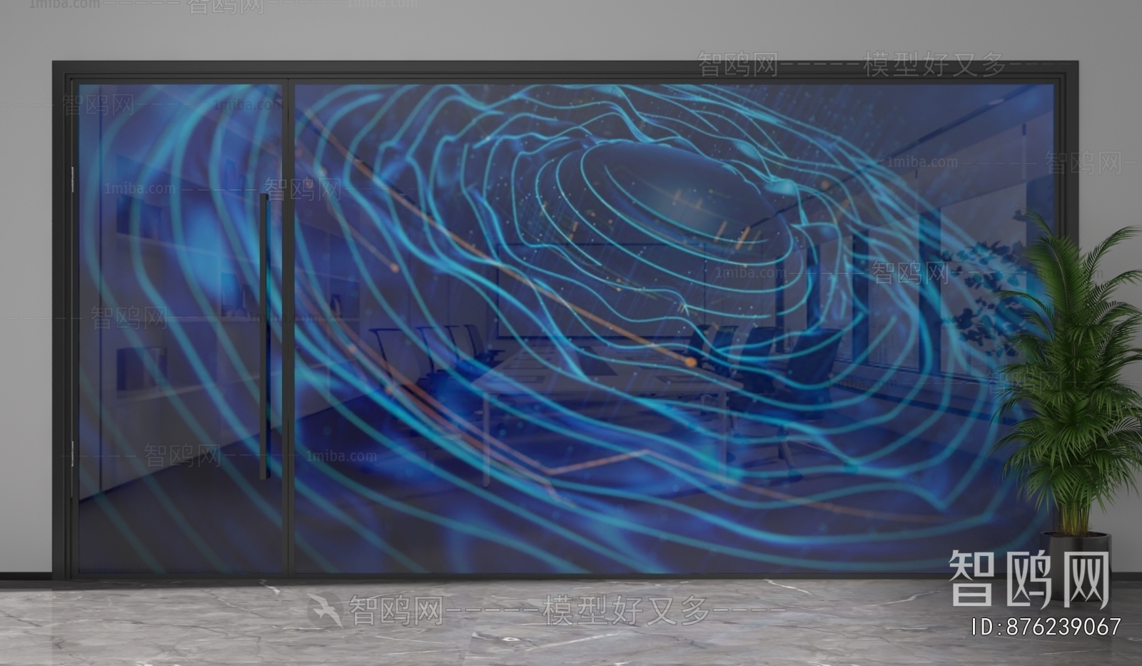 Modern Glass Screen Partition