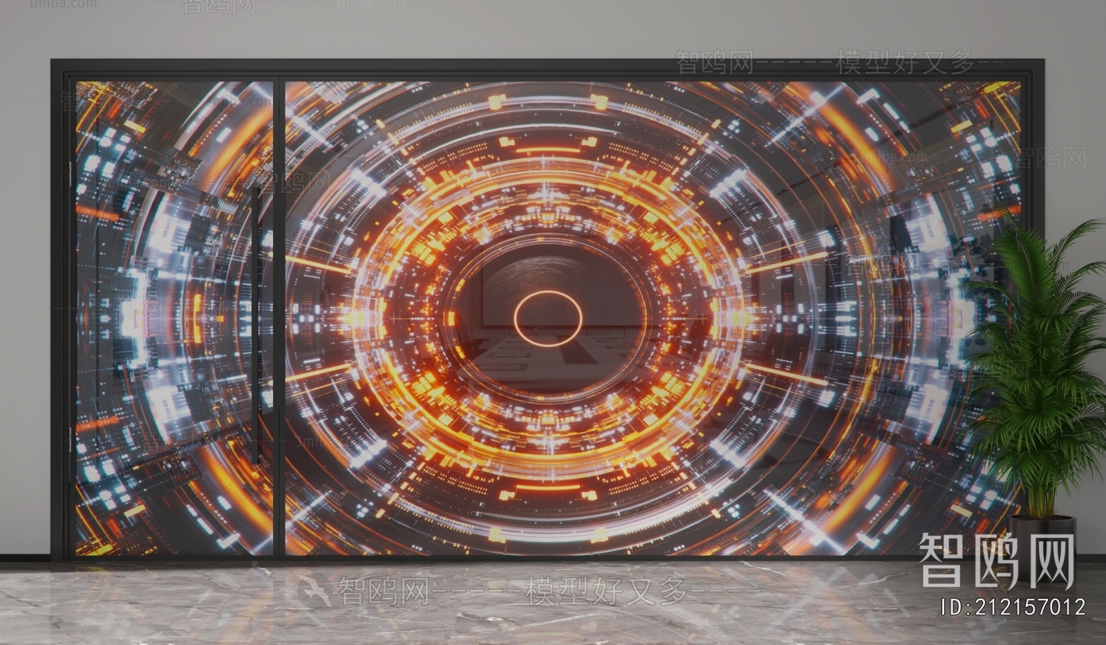 Modern Glass Screen Partition