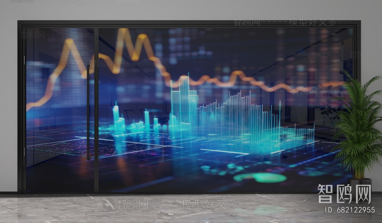 Modern Glass Screen Partition