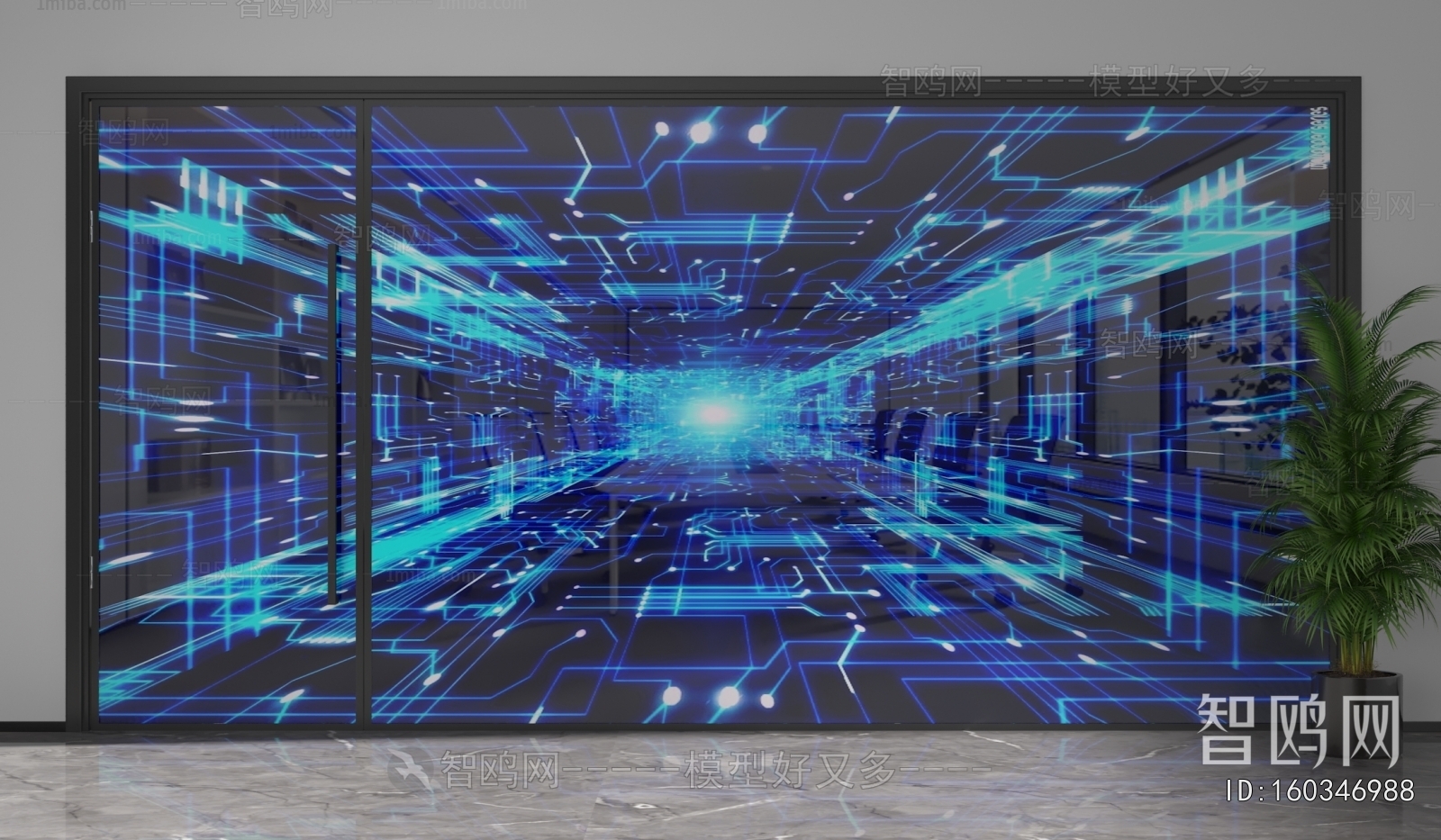 Modern Glass Screen Partition