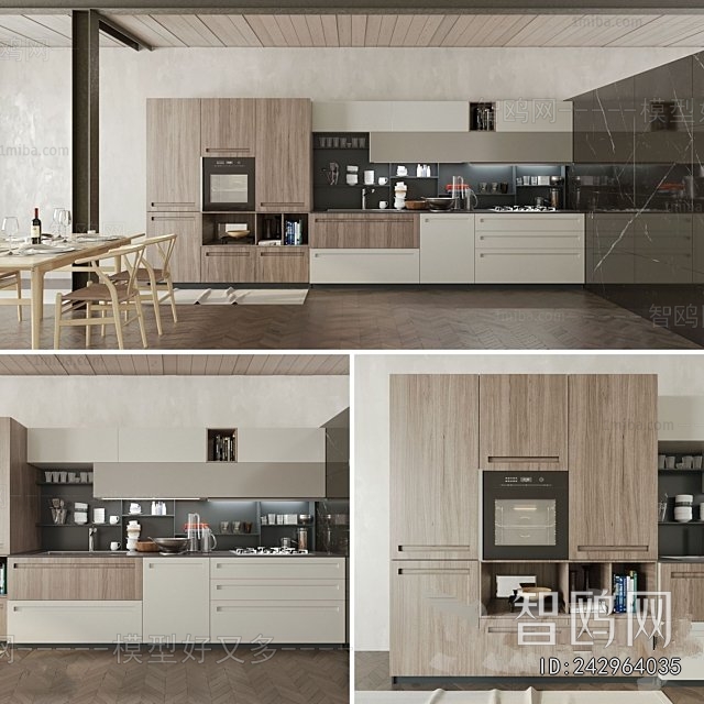 Nordic Style Kitchen Cabinet