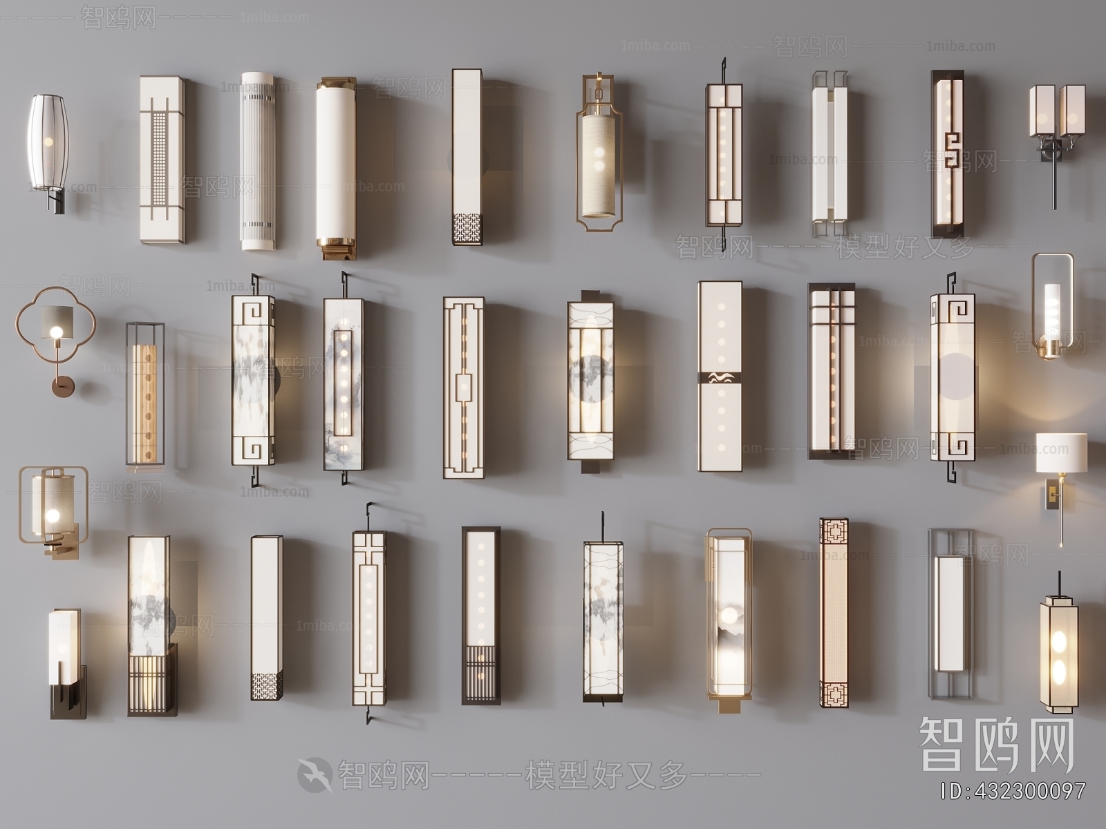 New Chinese Style Wall Lamp