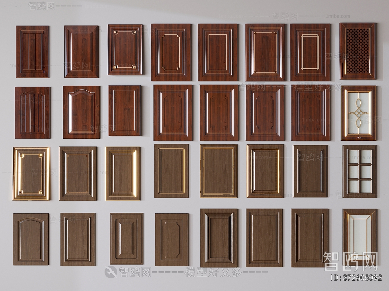 New Chinese Style Door Panel