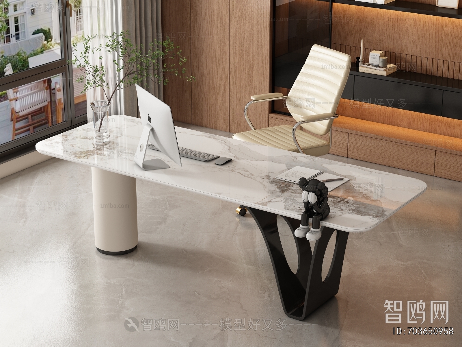 Modern Computer Desk And Chair