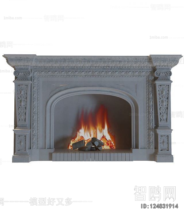 European Style Fireplace