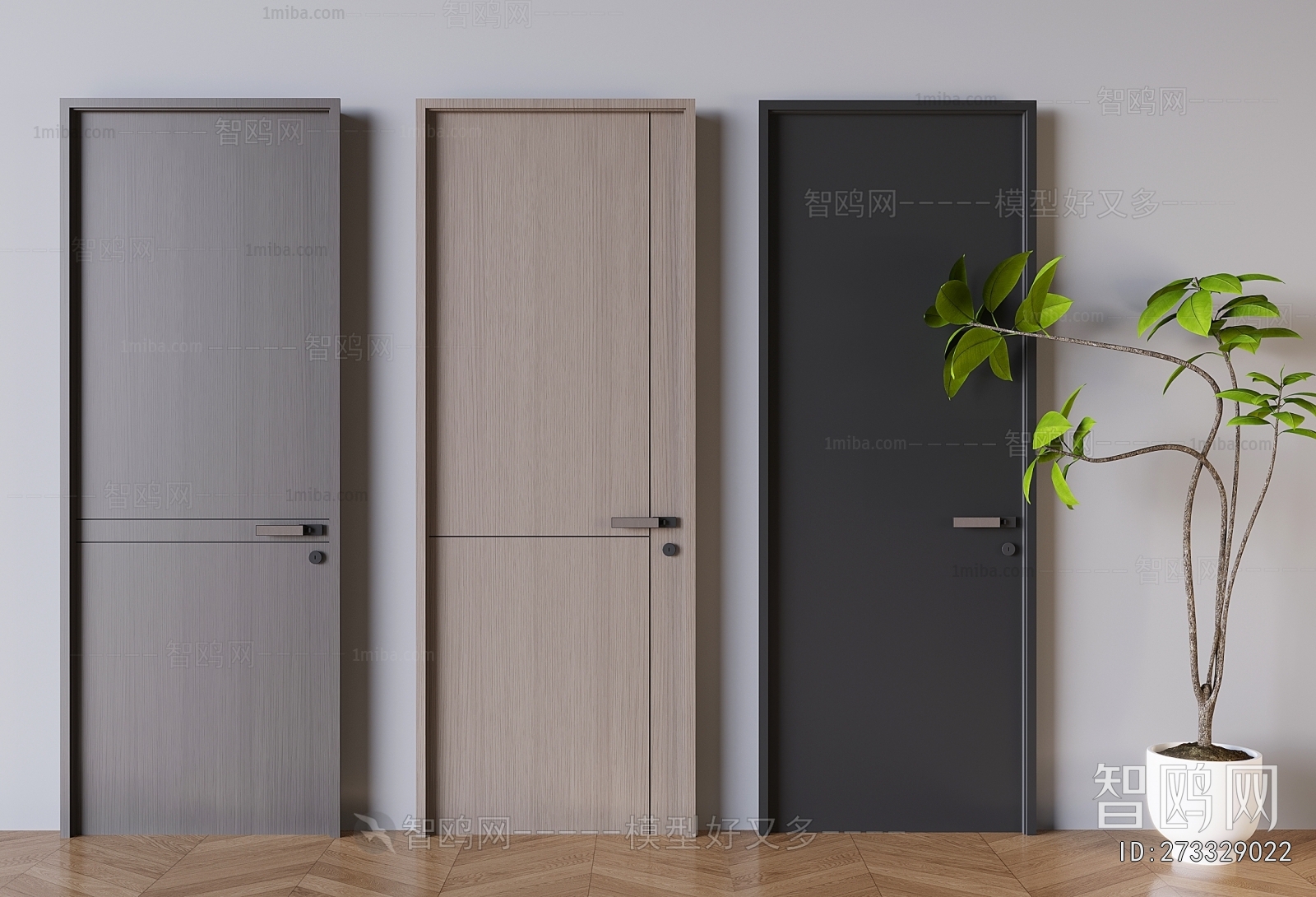 Modern Single Door