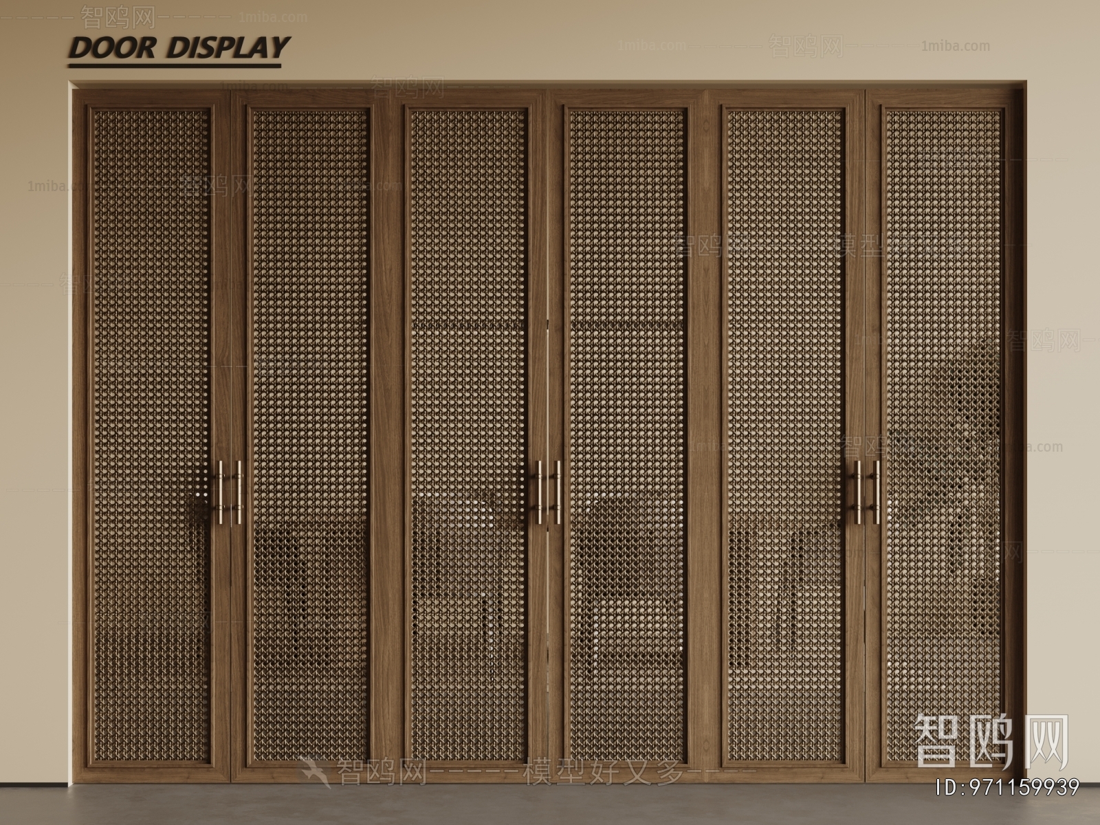 Wabi-sabi Style Sliding Door