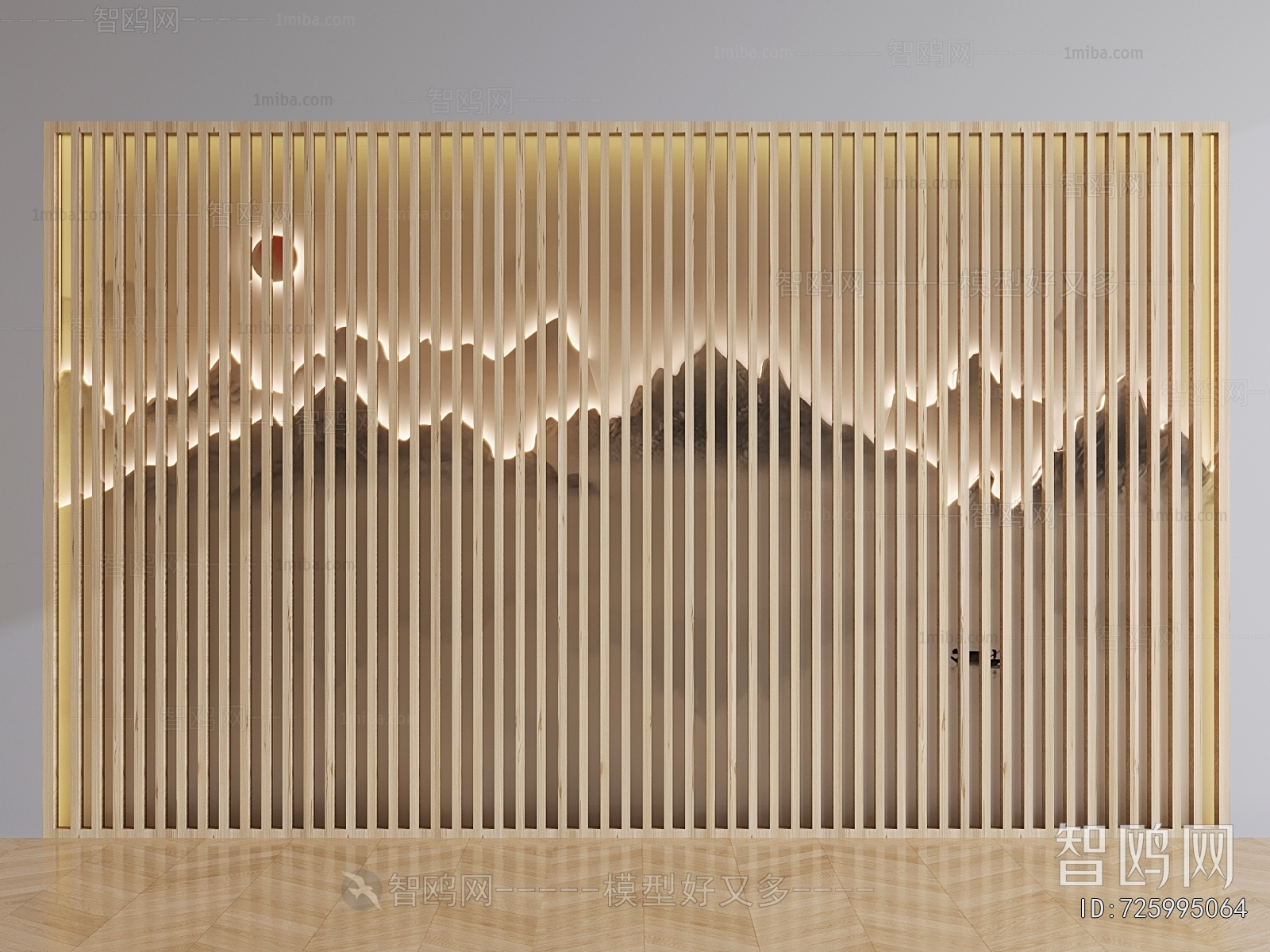 New Chinese Style TV Wall