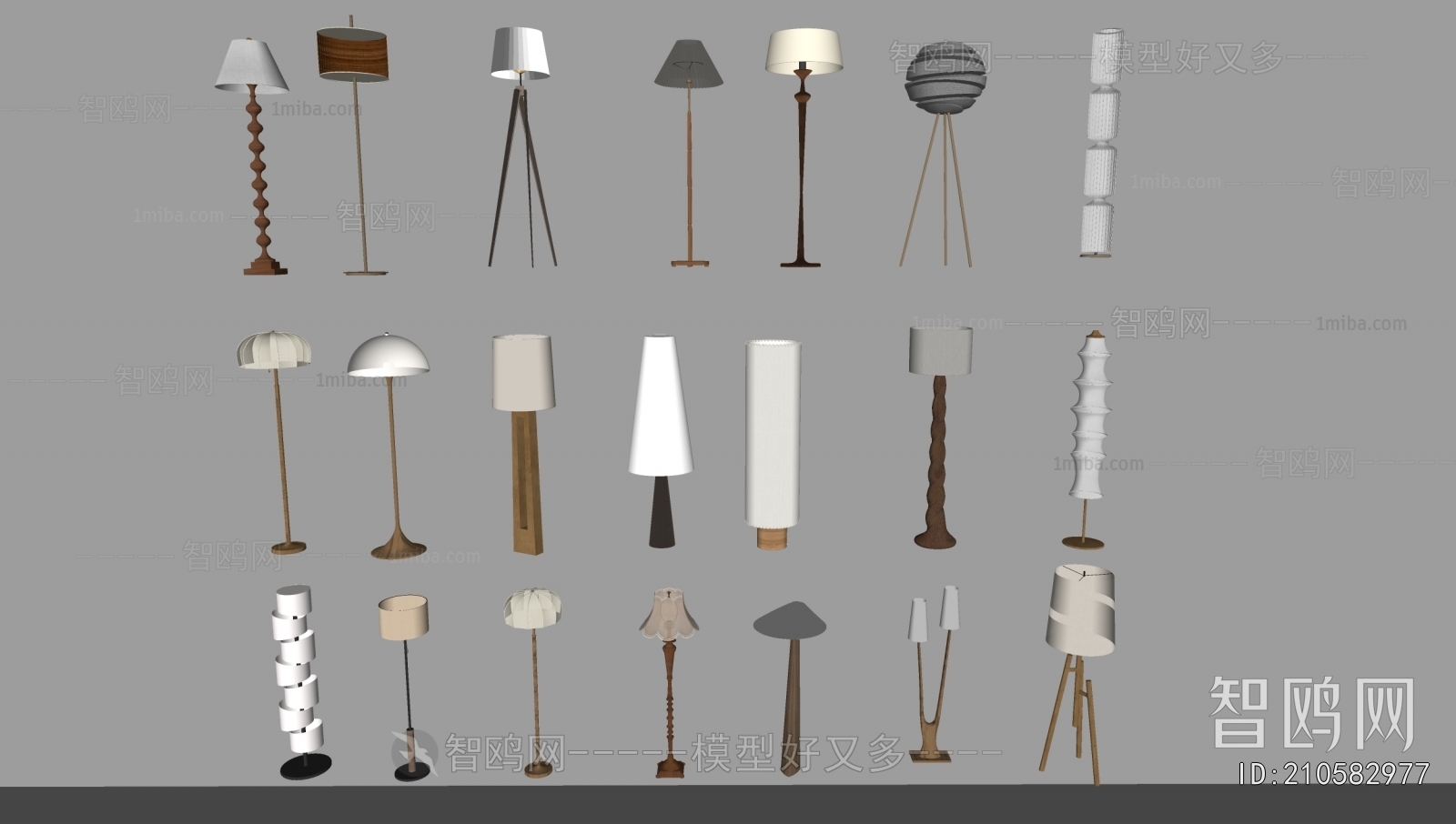 Wabi-sabi Style Floor Lamp