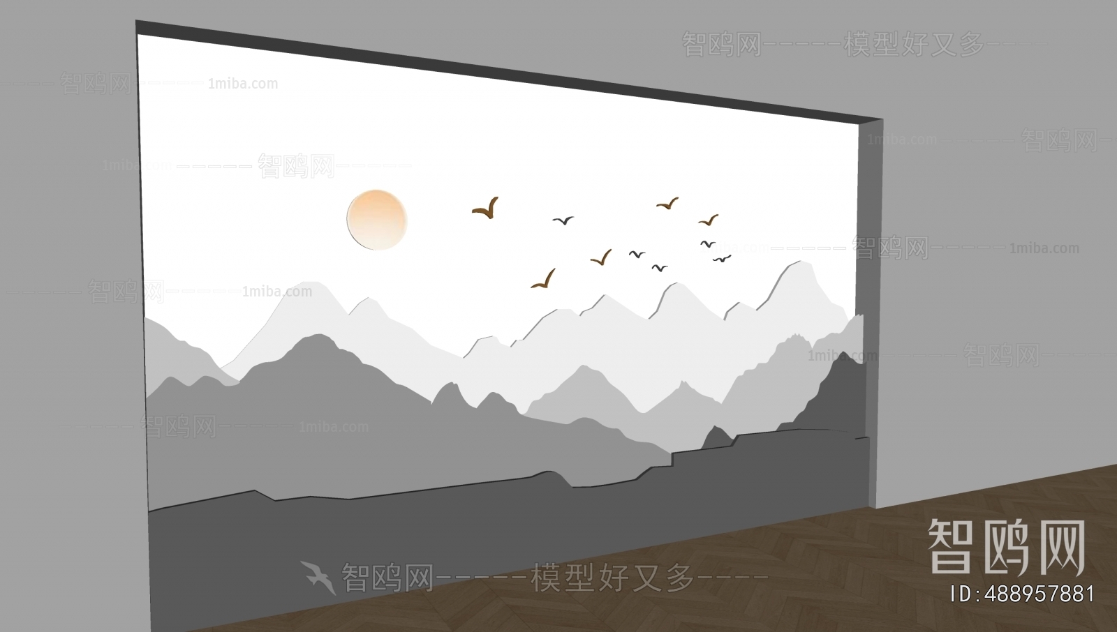 Chinese Style TV Wall