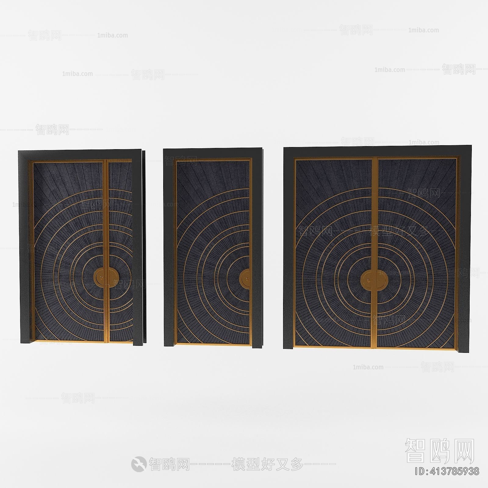 New Chinese Style Single Door