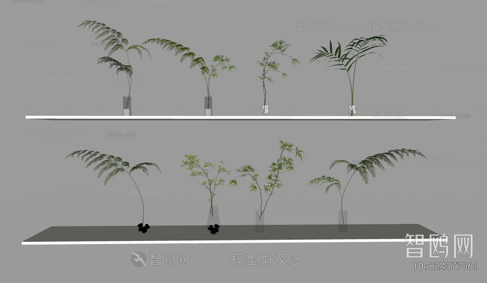 Modern Aquatic Green Plant