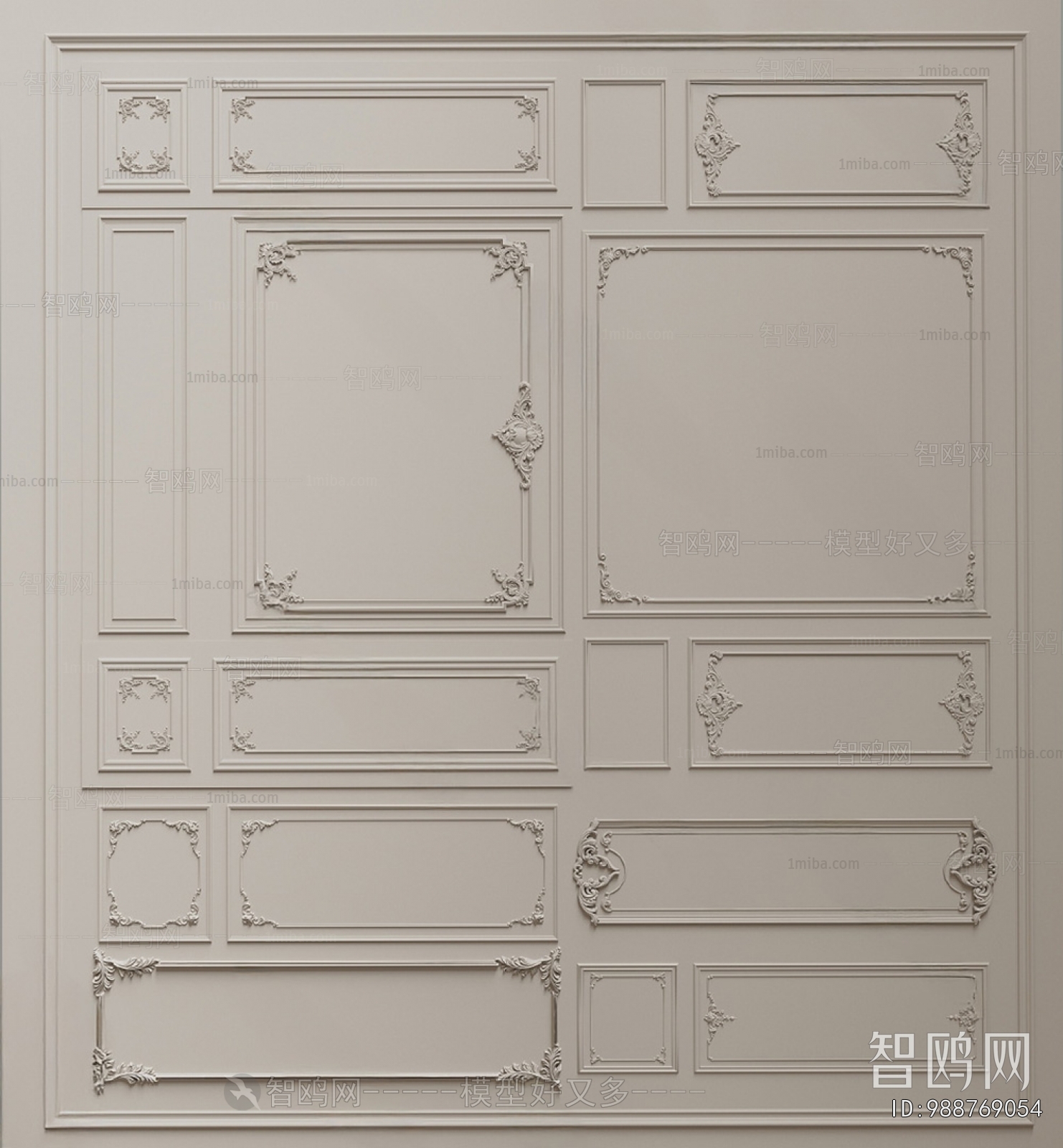 French Style TV Wall