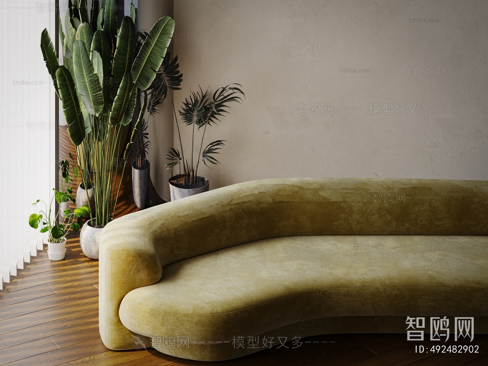 Modern Multi Person Sofa