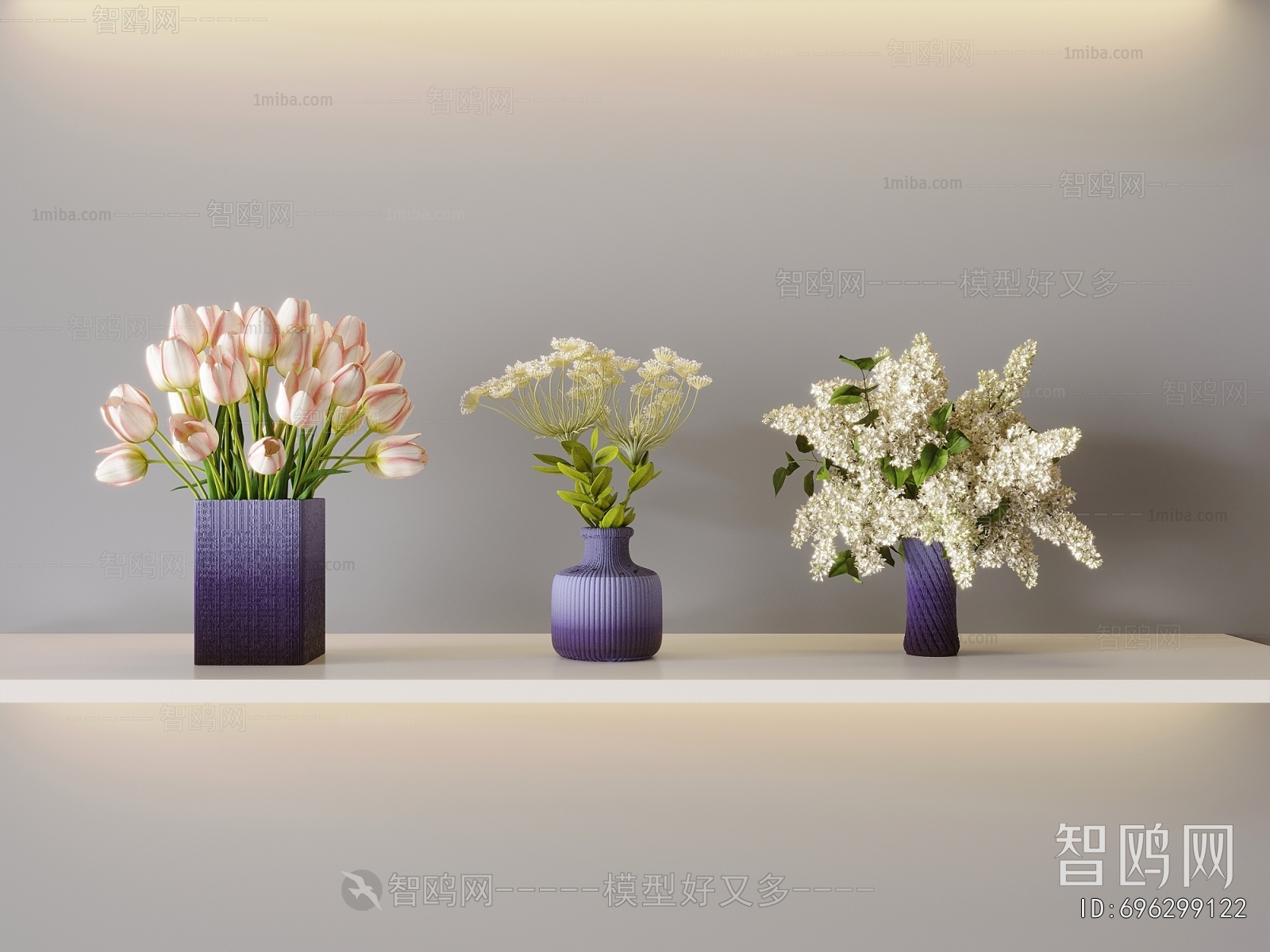 现代花瓶花艺组合
