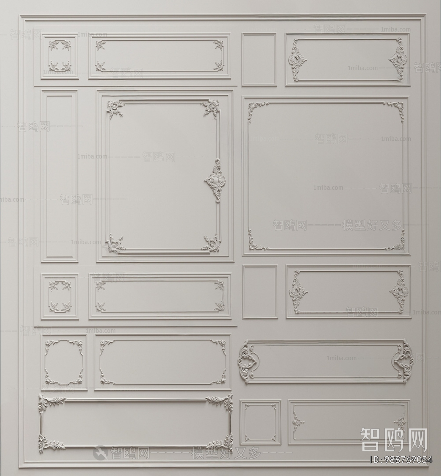 French Style TV Wall