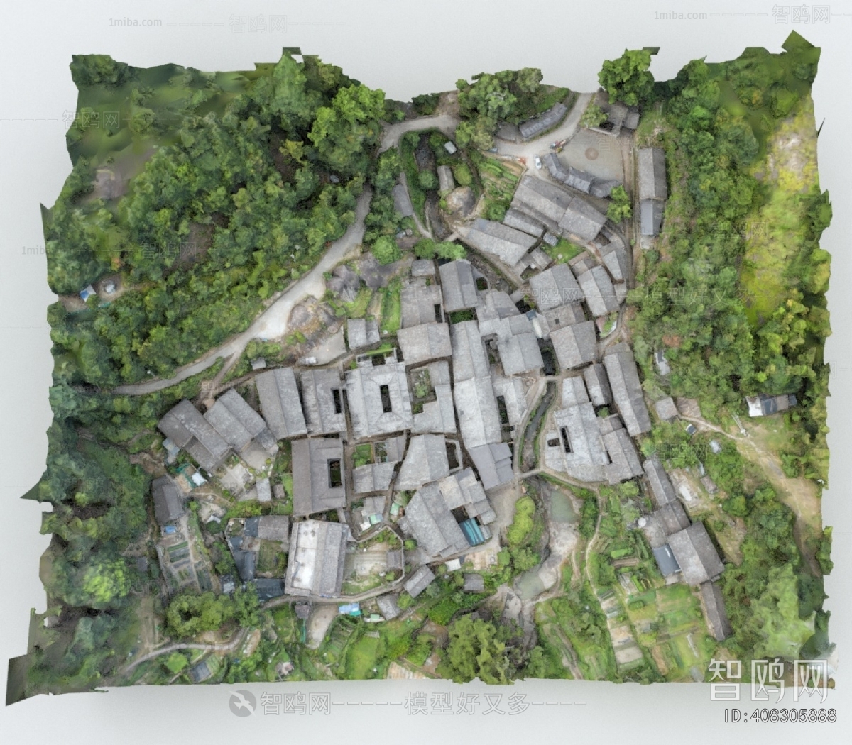 Modern Architectural Bird's-eye View Planning