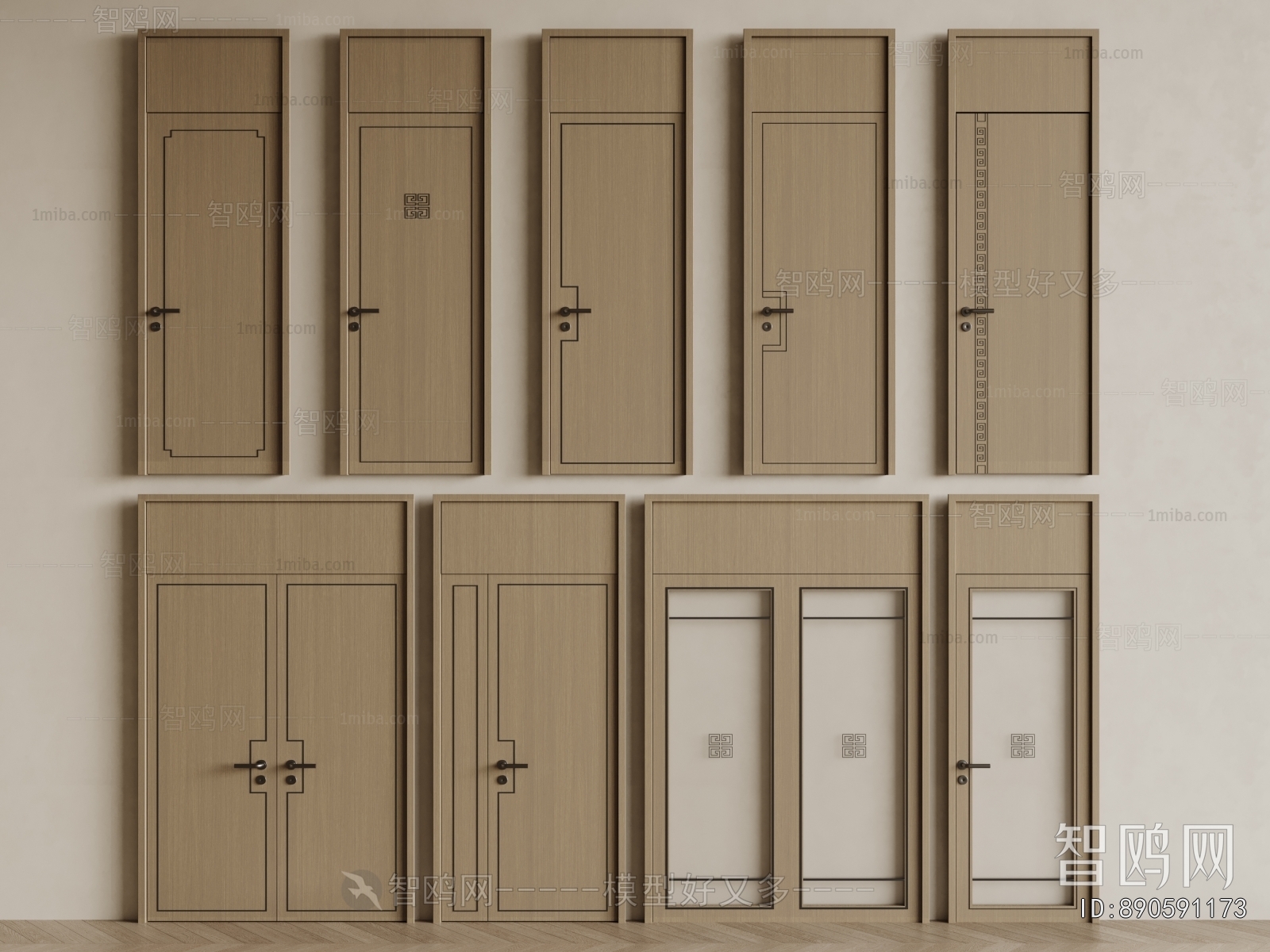 New Chinese Style Door