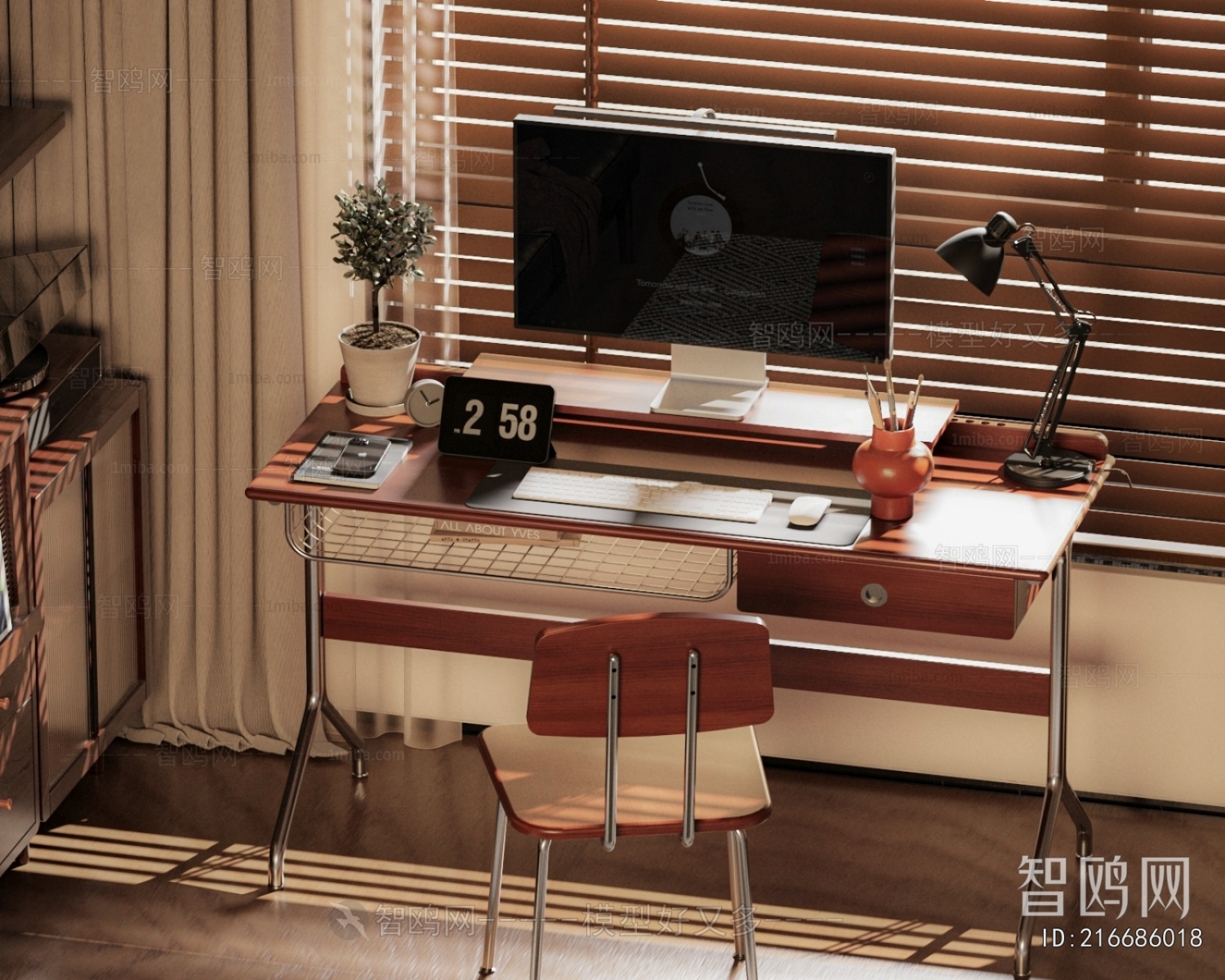 Modern Computer Desk And Chair