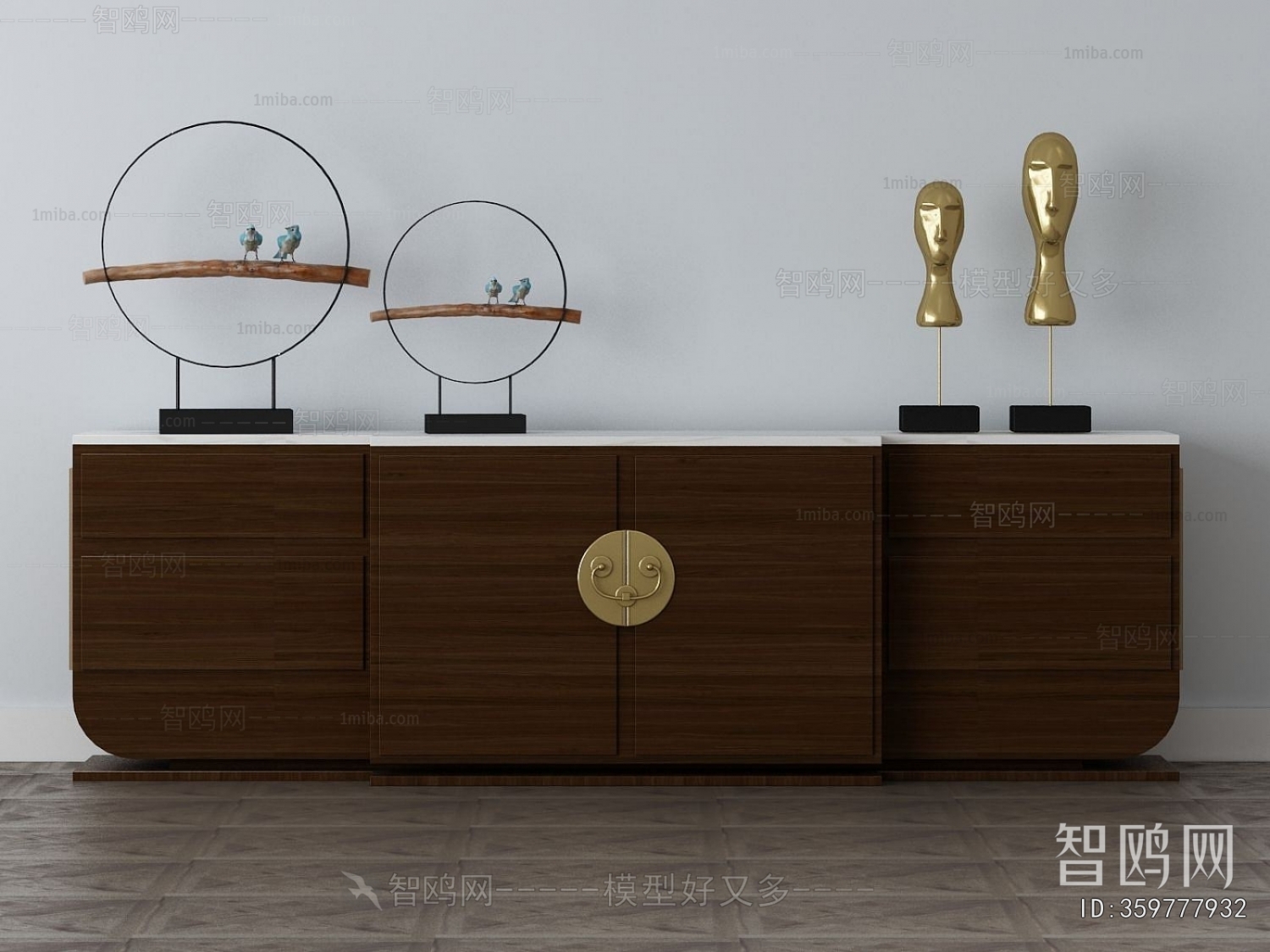 New Chinese Style TV Cabinet