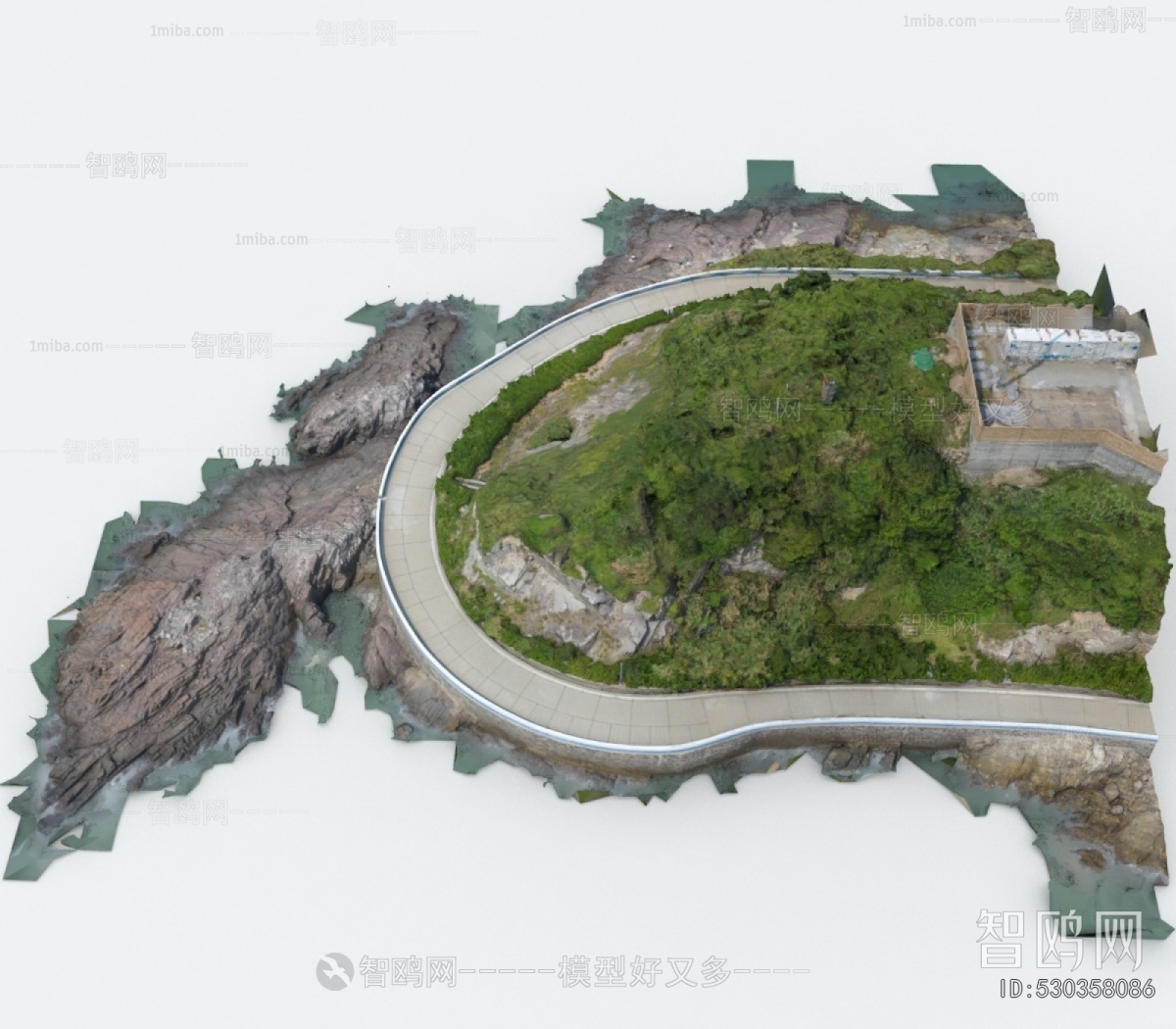 Modern Architectural Bird's-eye View Planning