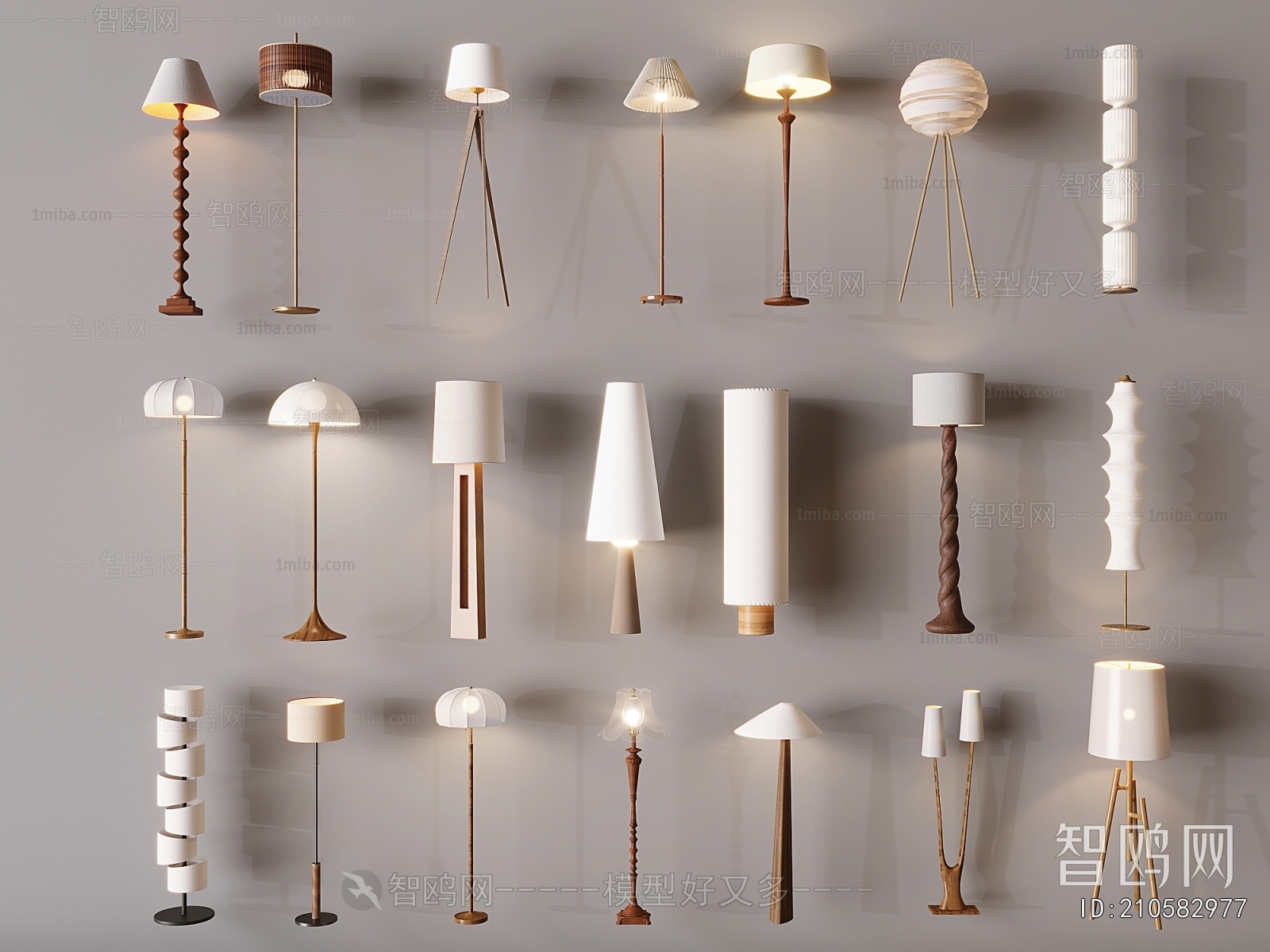 Wabi-sabi Style Floor Lamp