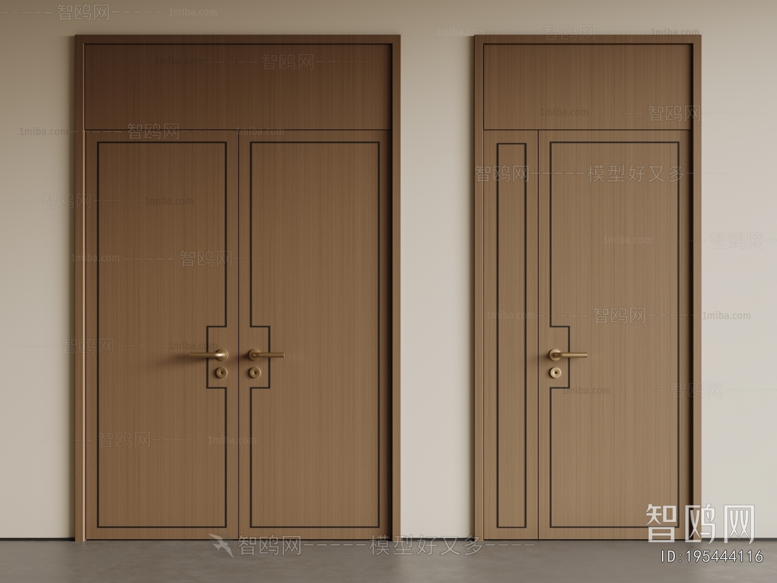 New Chinese Style Single Door
