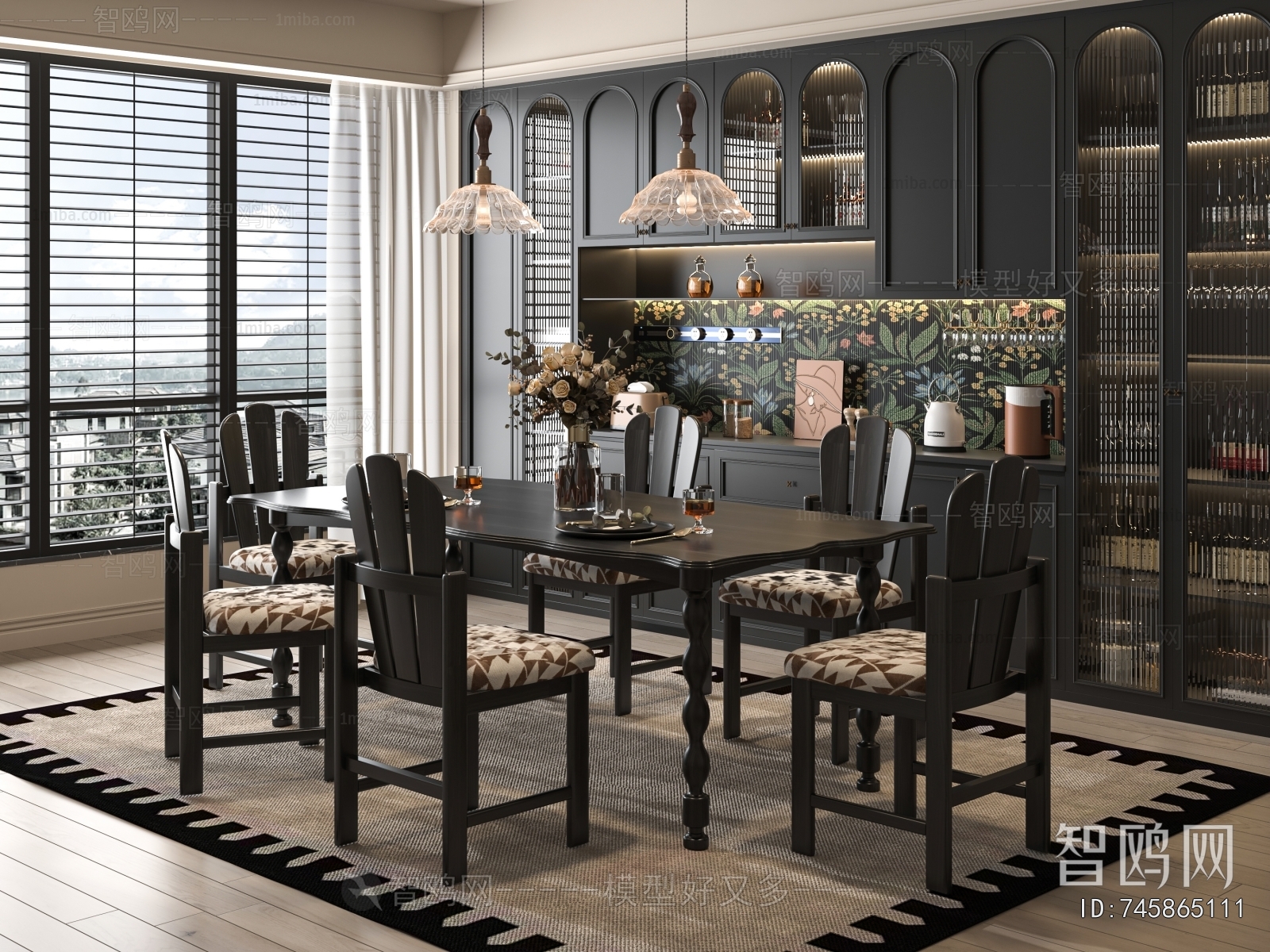 French Style Dining Table And Chairs