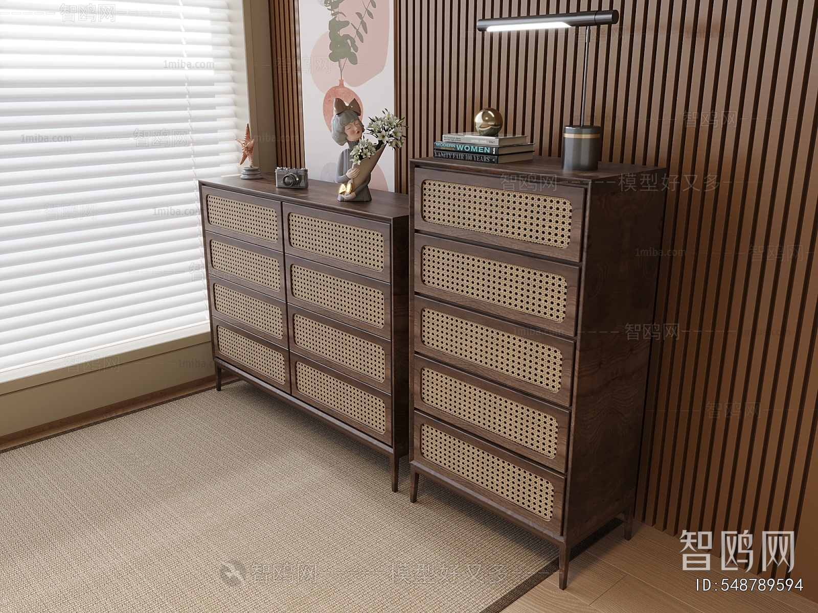 Wabi-sabi Style Chest Of Drawers