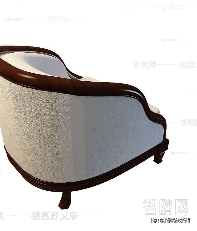 Simple European Style Single Sofa