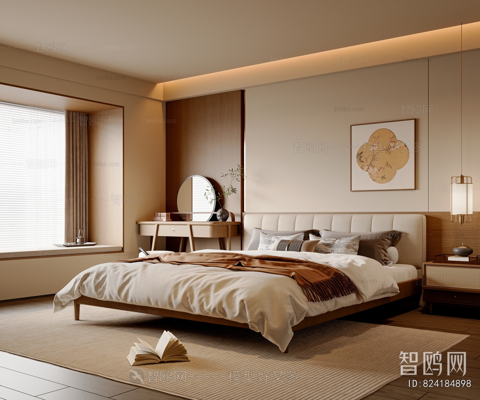 New Chinese Style Bedroom