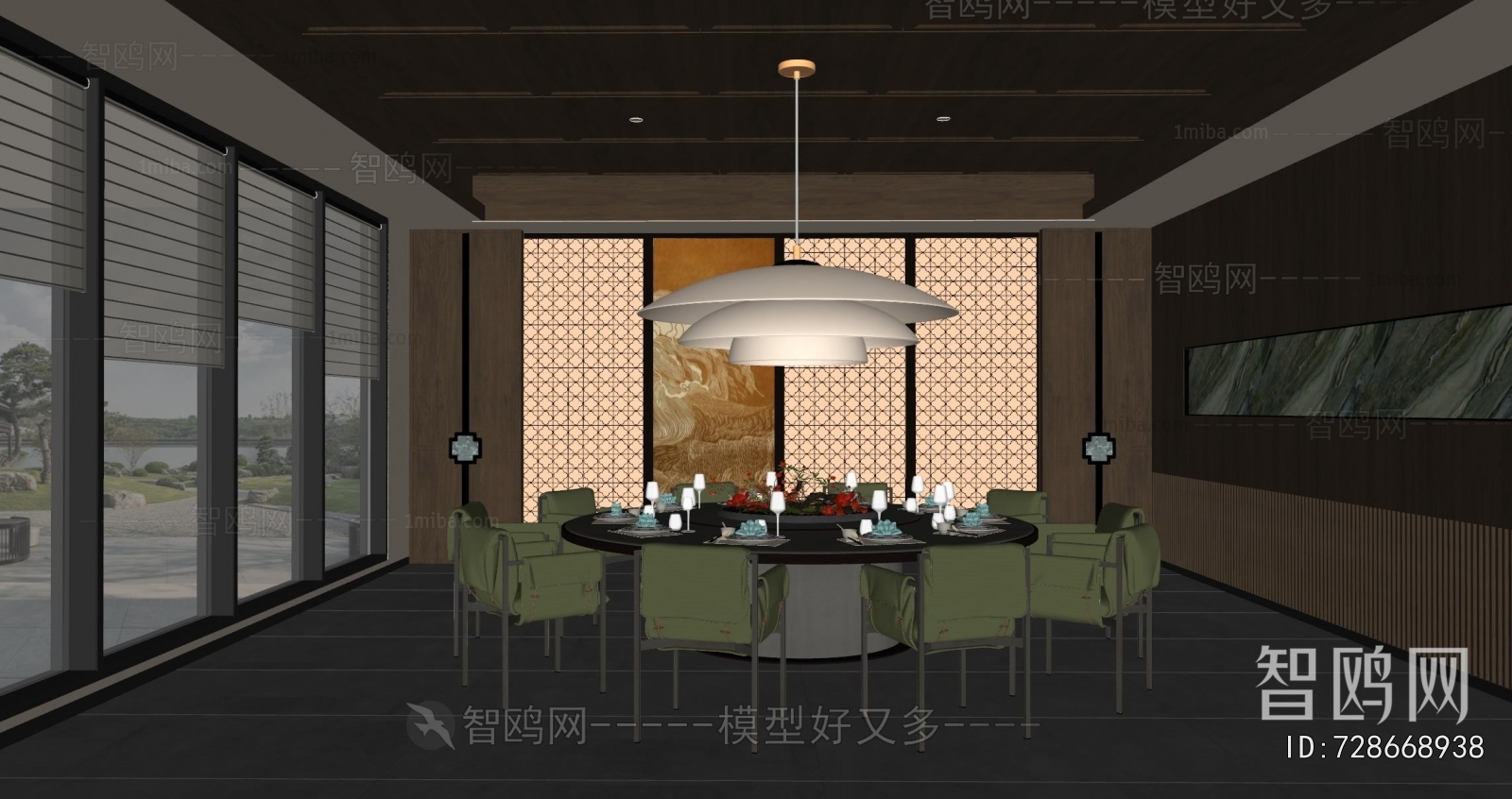 New Chinese Style Restaurant Box