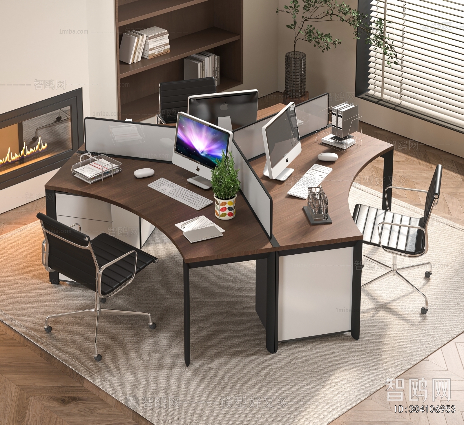 Modern Office Desk And Chair