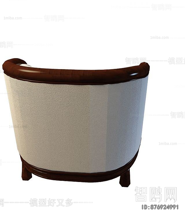 Simple European Style Single Sofa