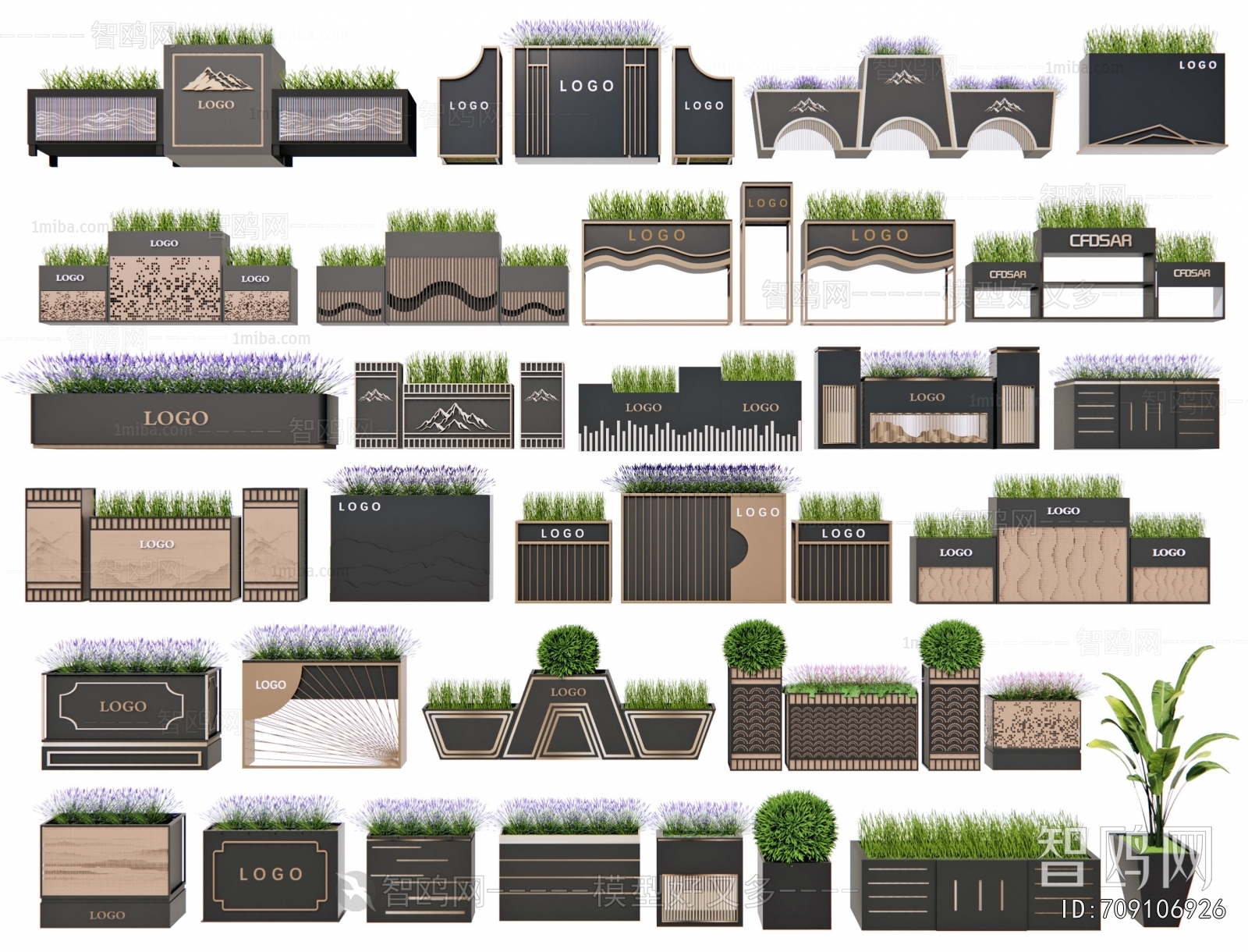 Modern Flower Bed, Flower Bowl, Flower Box