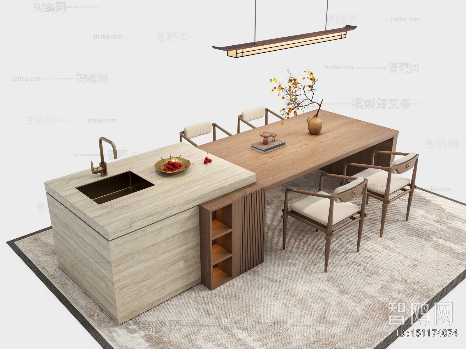 New Chinese Style Dining Table And Chairs