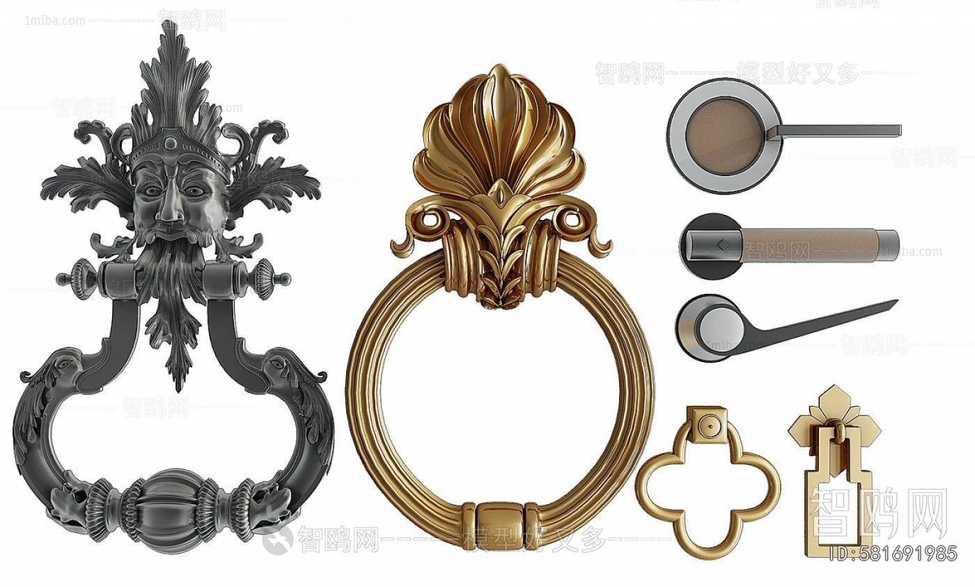 New Chinese Style Door Handle