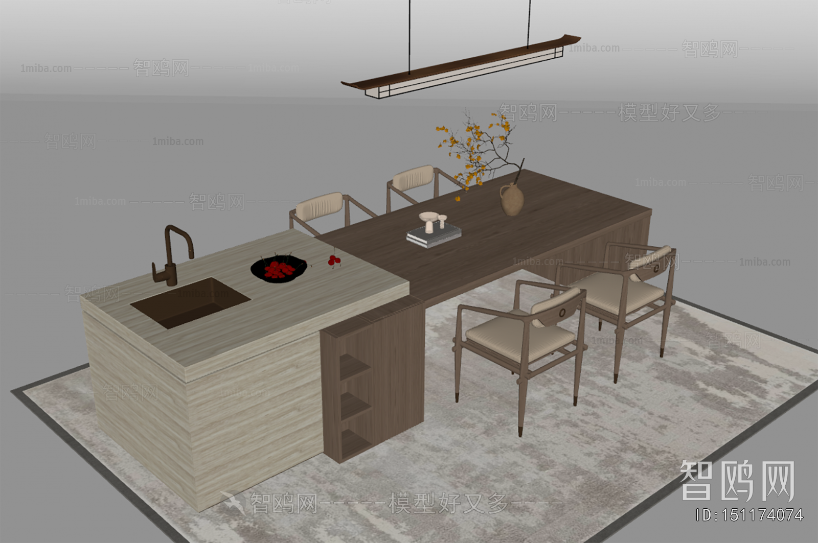 New Chinese Style Dining Table And Chairs