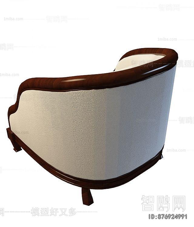 Simple European Style Single Sofa