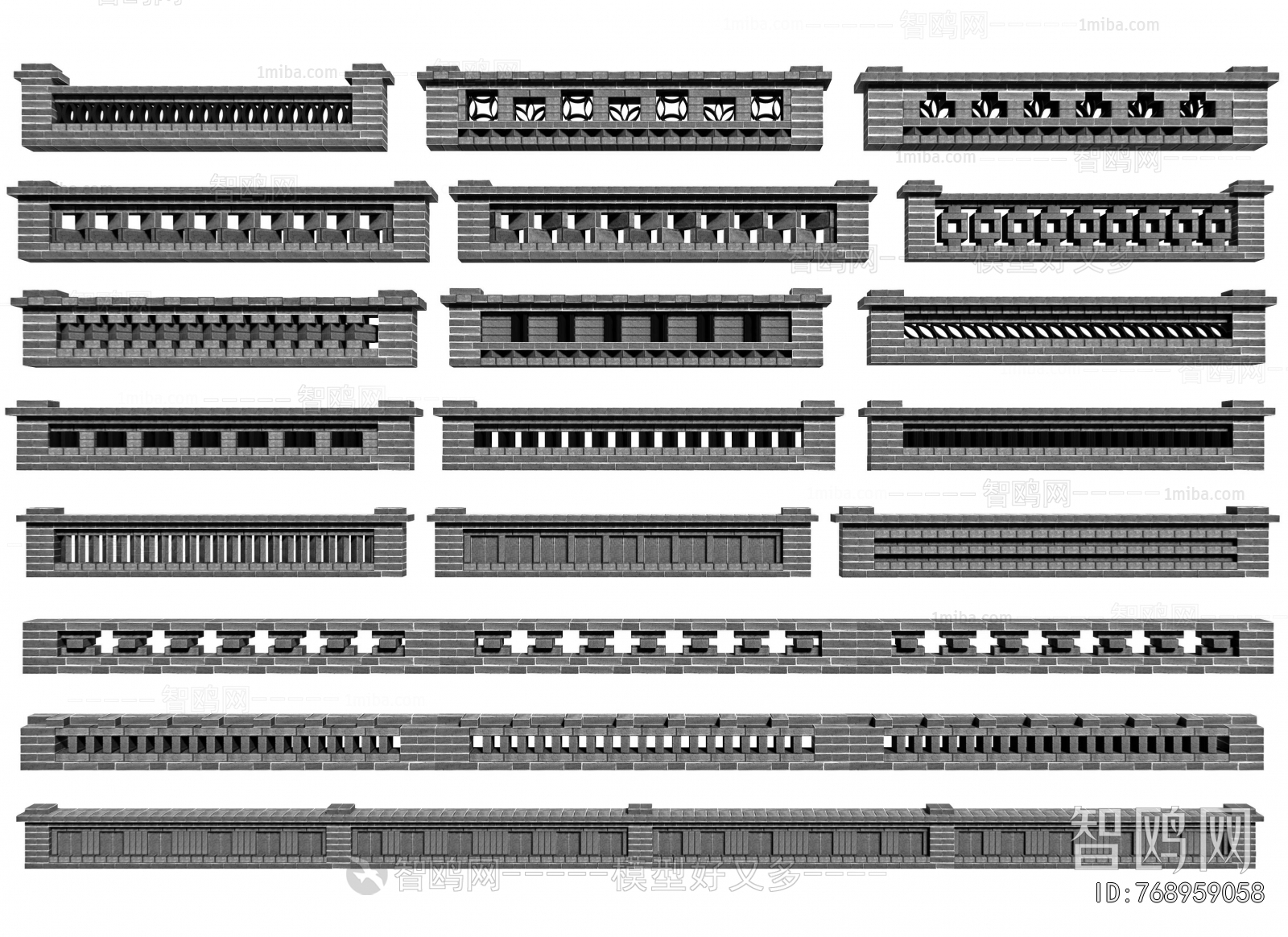 Chinese Style Landscape Wall