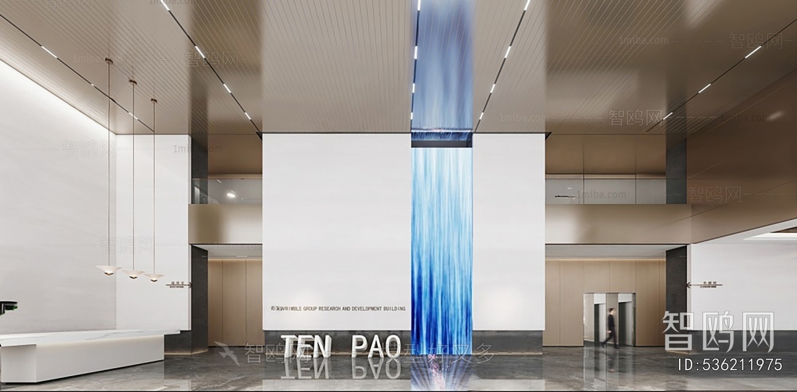 Modern Office Reception Desk