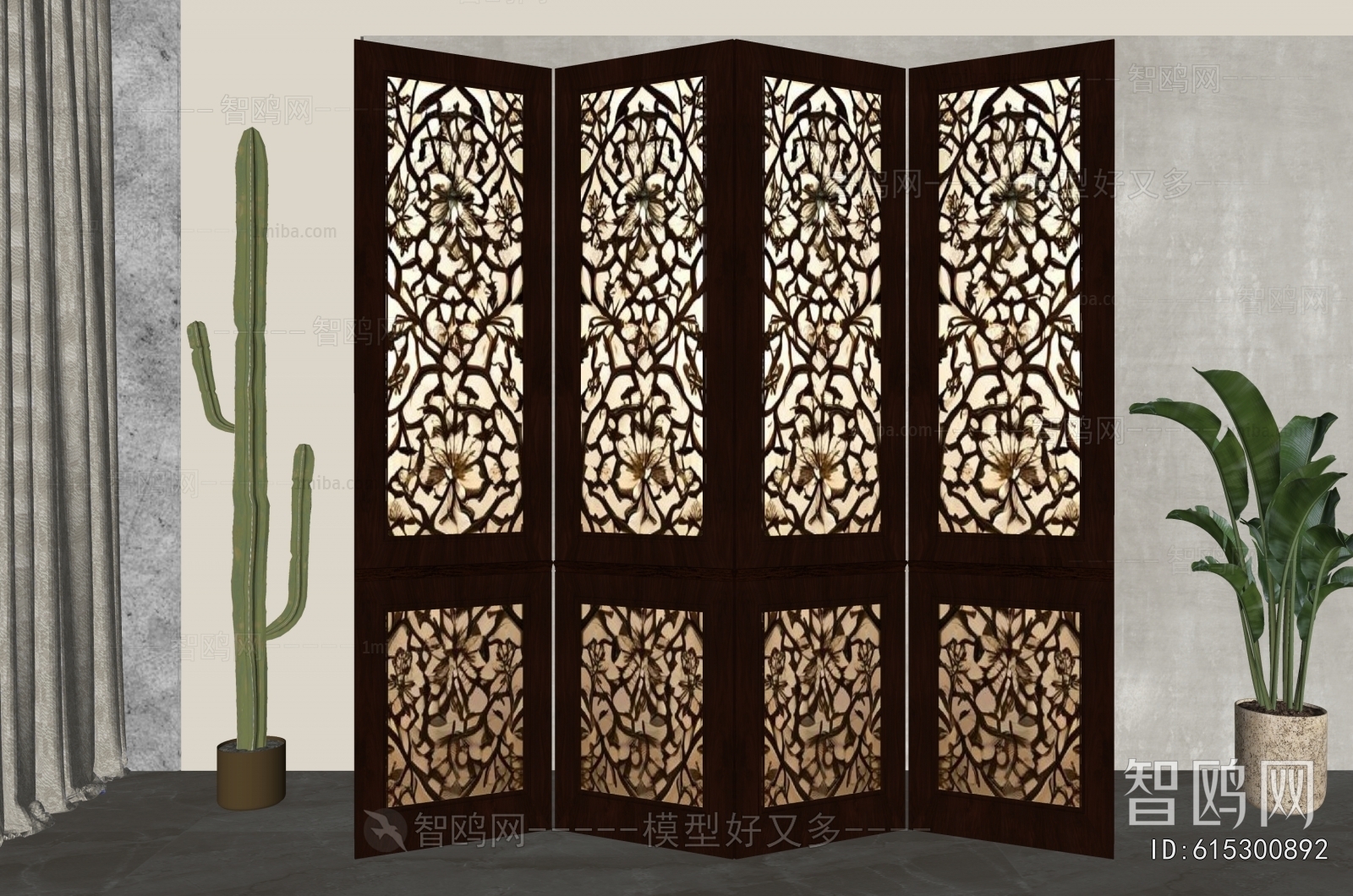 American Style Wooden Screen Partition
