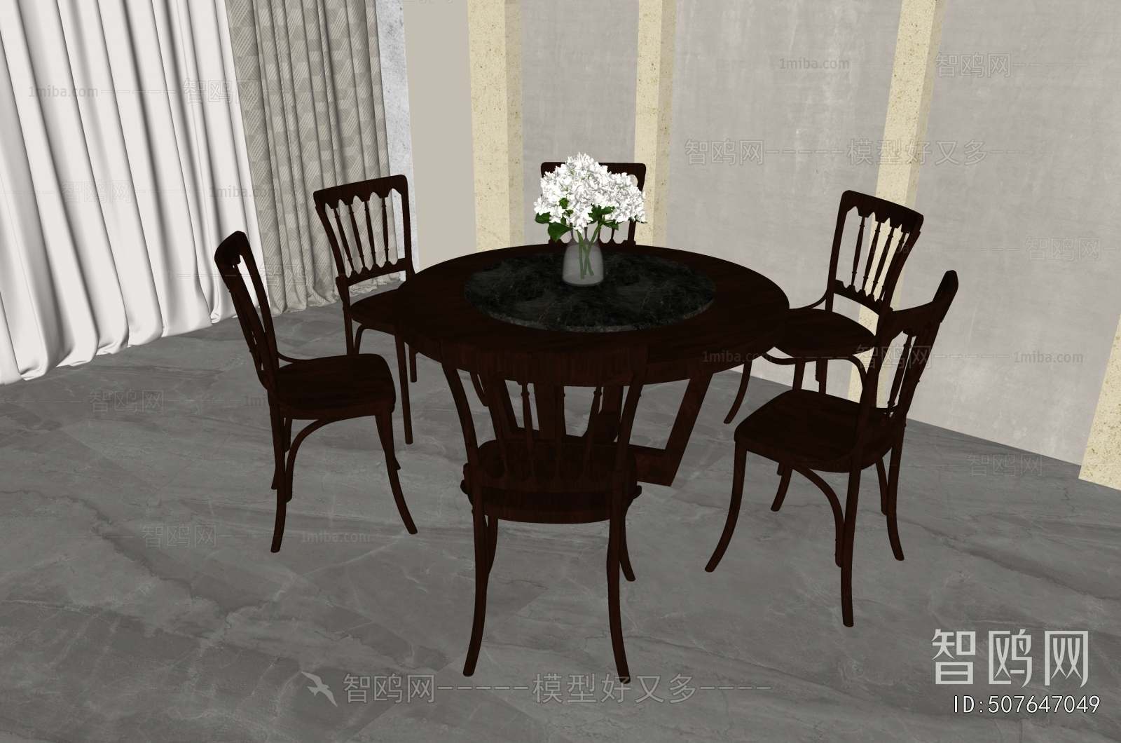 American Style Dining Table And Chairs