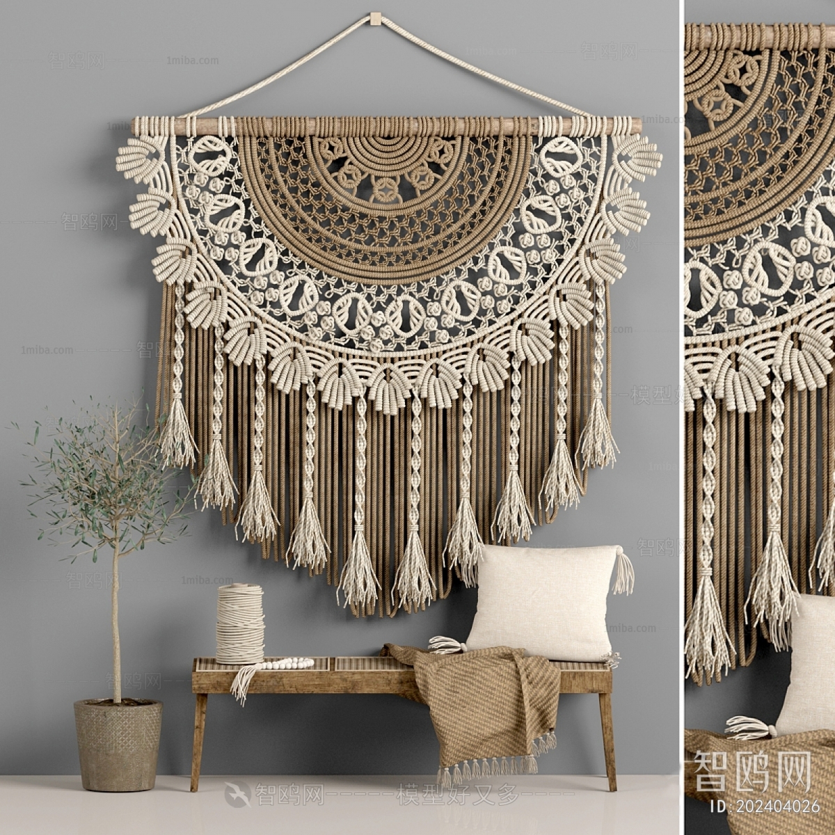 Wabi-sabi Style Wall Decoration