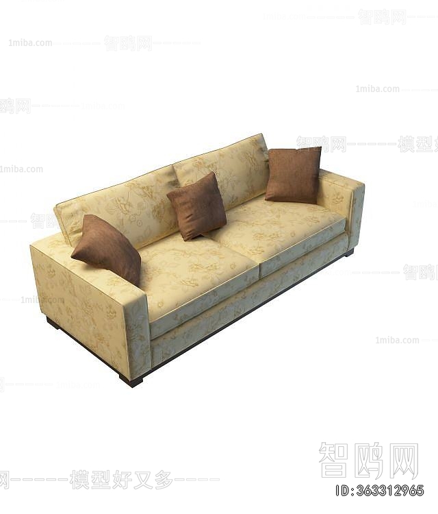 Simple European Style A Sofa For Two