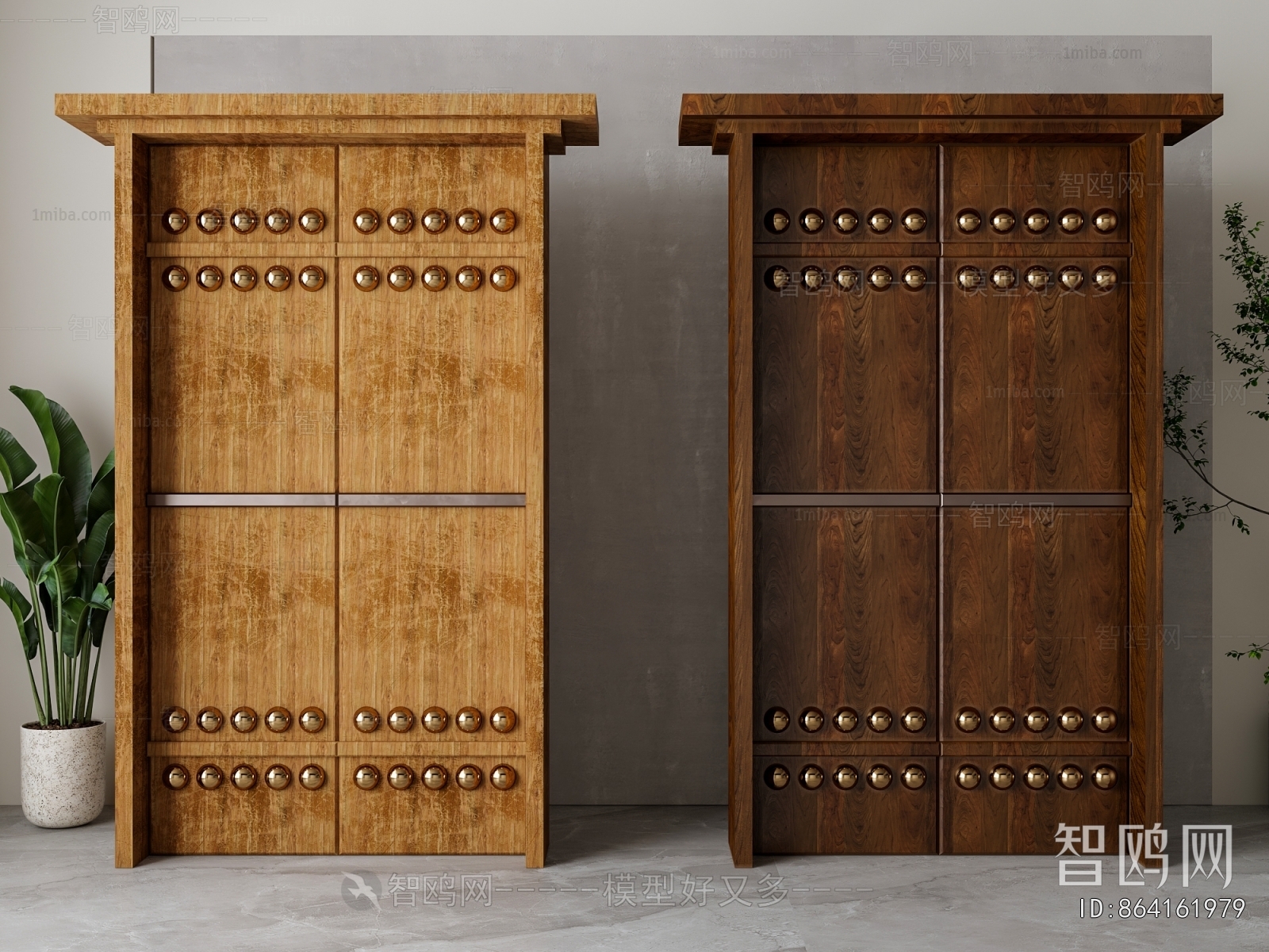 Chinese Style Double Door