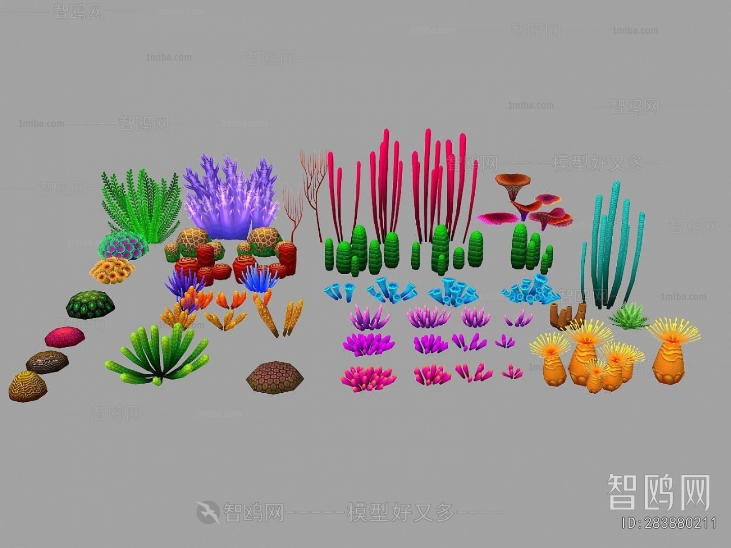 Modern Aquatic Green Plant