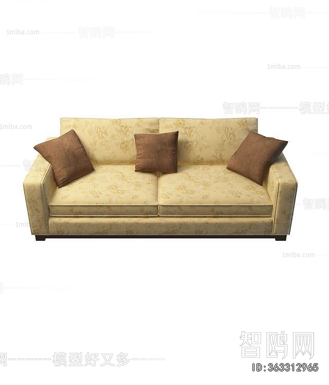 Simple European Style A Sofa For Two